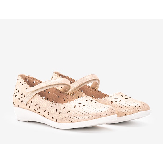 Cardosa arany áttört gyermek balerinák aranysárga 1