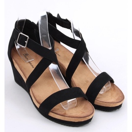 Ék szandál Ashlyn Black fekete 1