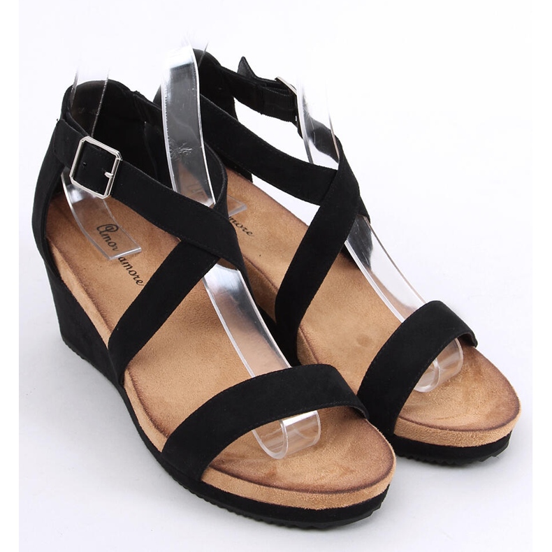 Ék szandál Ashlyn Black fekete 1