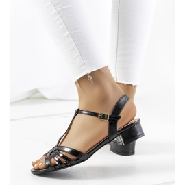 Női fekete Halsea szandál 1