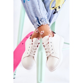 FK2 Női sportcipő fehér Renesme kötésben fekete rózsaszín aranysárga 2