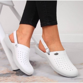 Szaniter Inblu W ARC14 papucs fehér 2