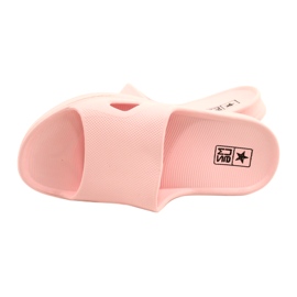 News Női papucs flopok a Powder Beach Pink 20SD11-2520-hoz rózsaszín 4