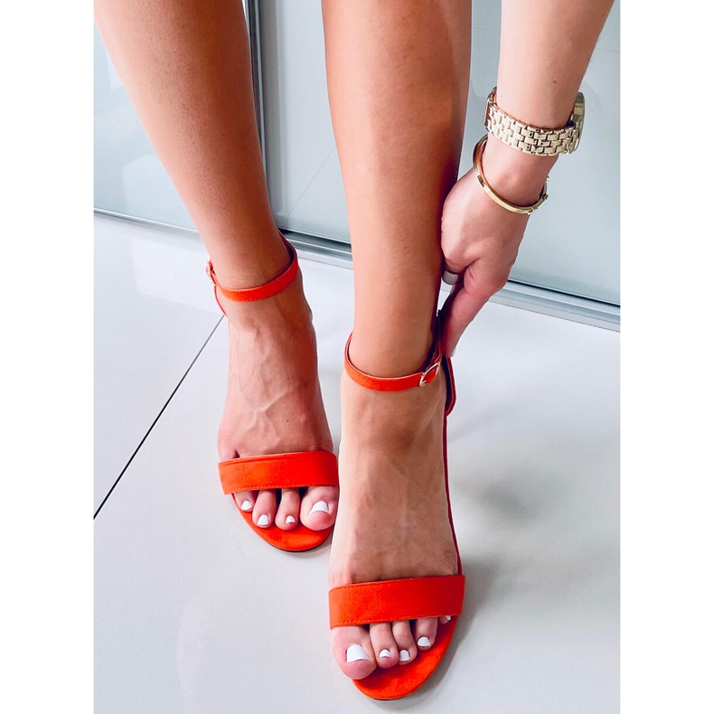 Sheila Orange magas sarkú szandál narancs 1