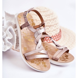 S.Barski Gyerek szandál csattal Ezüst Dimmel 1