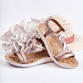 S.Barski Gyerek szandál csattal Ezüst Dimmel 2