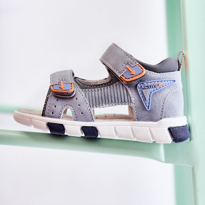 PE1 Kényelmes gyerekszandál Szürke Samell ['szürke'] 2