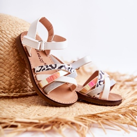 FR1 Gyermek fehér Nelson nyári szandál 1