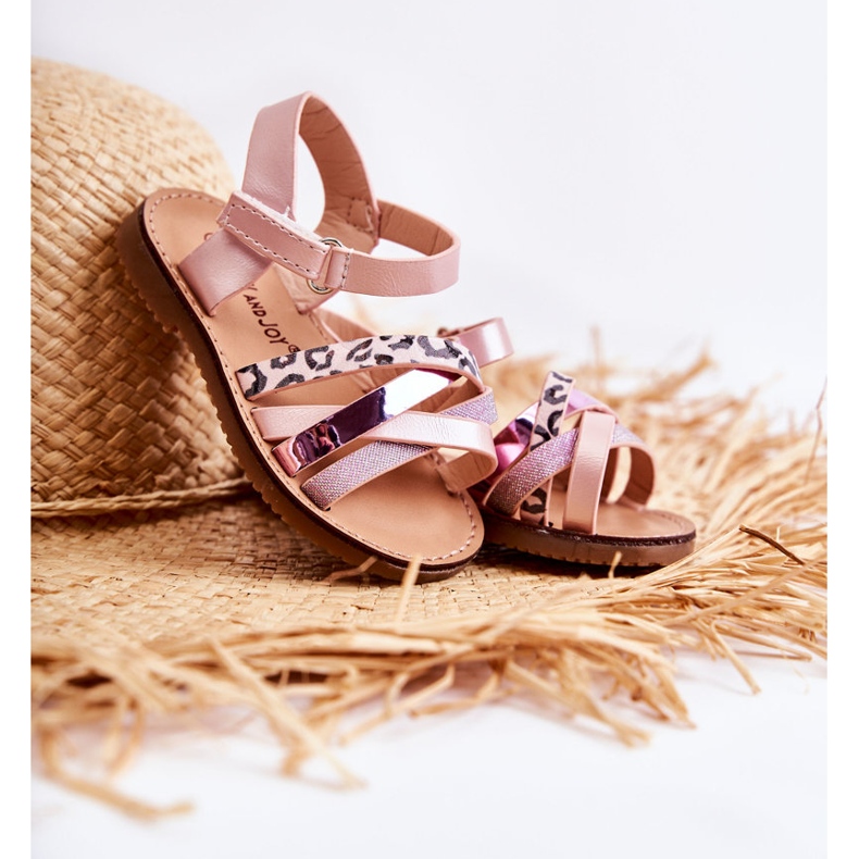 FR1 Gyermek rózsaszín Nelson nyári szandál 1