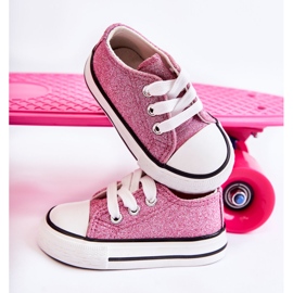 FR1 Gyerek tornacipő Kötött Pink Wella rózsaszín 9