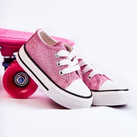 FR1 Gyerek tornacipő Kötött Pink Wella rózsaszín 7