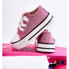 FR1 Gyerek tornacipő Kötött Pink Wella rózsaszín 10