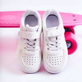 Gyermek sportcipő tépőzáras fehér Elike 2