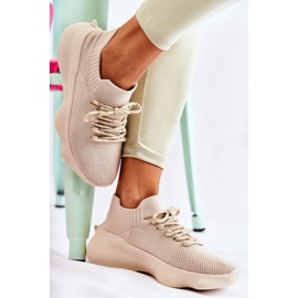 Világos bézs Dalmiro Slip-on női sportcipő 2