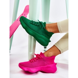 PS1 Zöld Dalmiro zöld női bebújós sportcipő 1