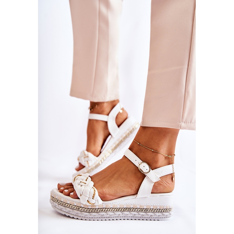 PS1 Női ékszandál, fehér páncél 1 PS1 Női ékszandál, fehér páncél 1