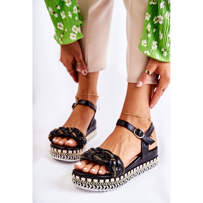 PS1 Női Wedge szandál, fekete Chaves 2