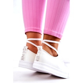 PS1 Női bőr tornacipő, fehér Mikayla 4