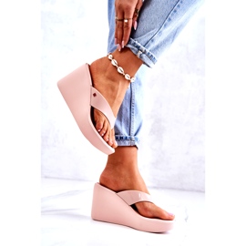 Női papucs éken ZAXY HH285294 Nude bézs rózsaszín 2