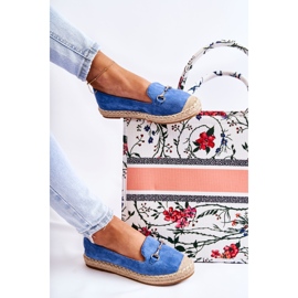 S.Barski Klasszikus női kék Oresa bebújós espadrillák 2 S.Barski Klasszikus női kék Oresa bebújós espadrillák 2
