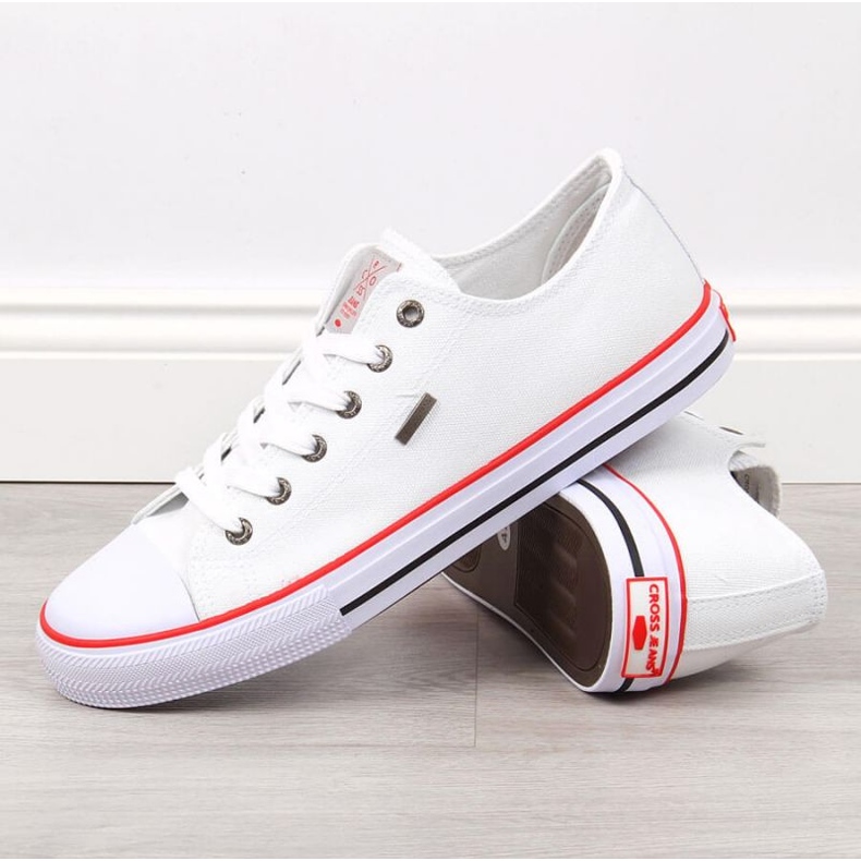 Low Cross Jeans M JJ1R4001C fehér tornacipő 2