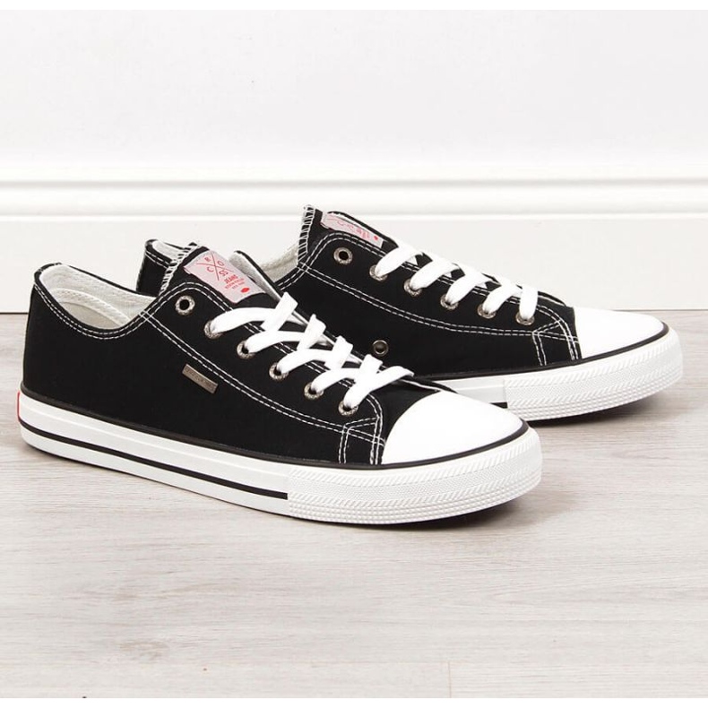 Low Cross Jeans M JJ1R4003C fekete tornacipő 1