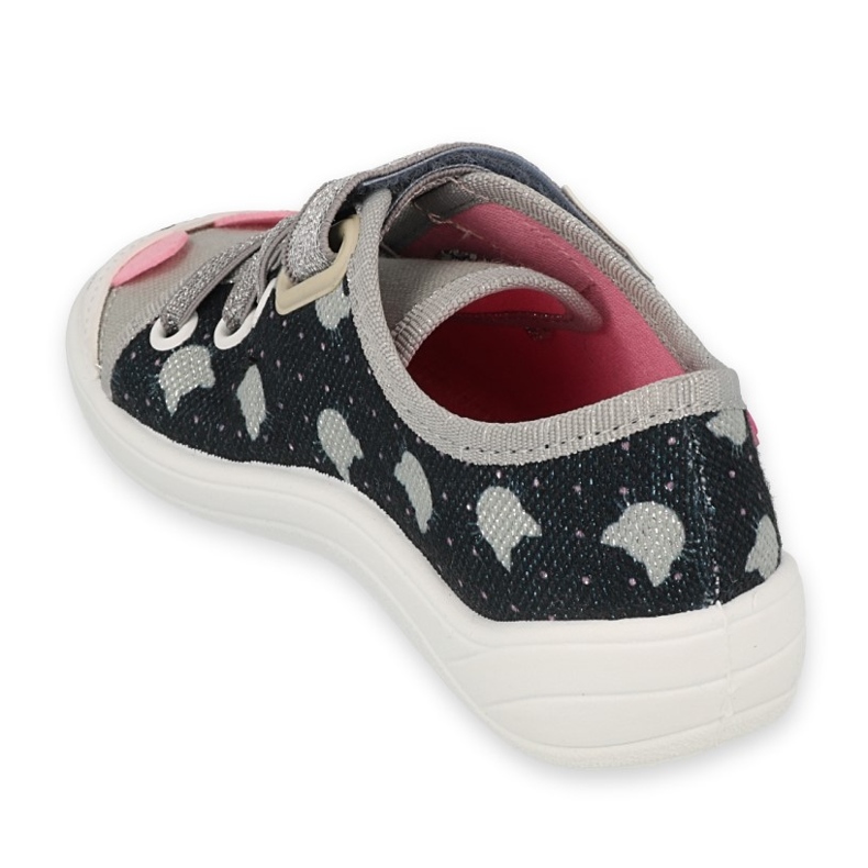 Befado gyerekcipő 251X186 rózsaszín ezüst szürke 2