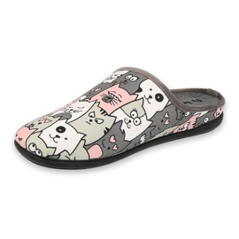 Befado női cipő 155D200 rózsaszín szürke 2