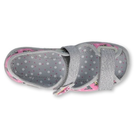 Befado gyermekcipő 969X162 rózsaszín ezüst 2