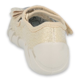 Befado gyermek papucsok egy íj 109p206 aranysárga 2