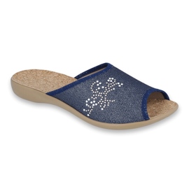 Befado női cipő pu 254D107 sötétkék 1 Befado női cipő pu 254D107 sötétkék 1