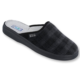 Befado férfi cipő pu 125M011 fekete szürke 1