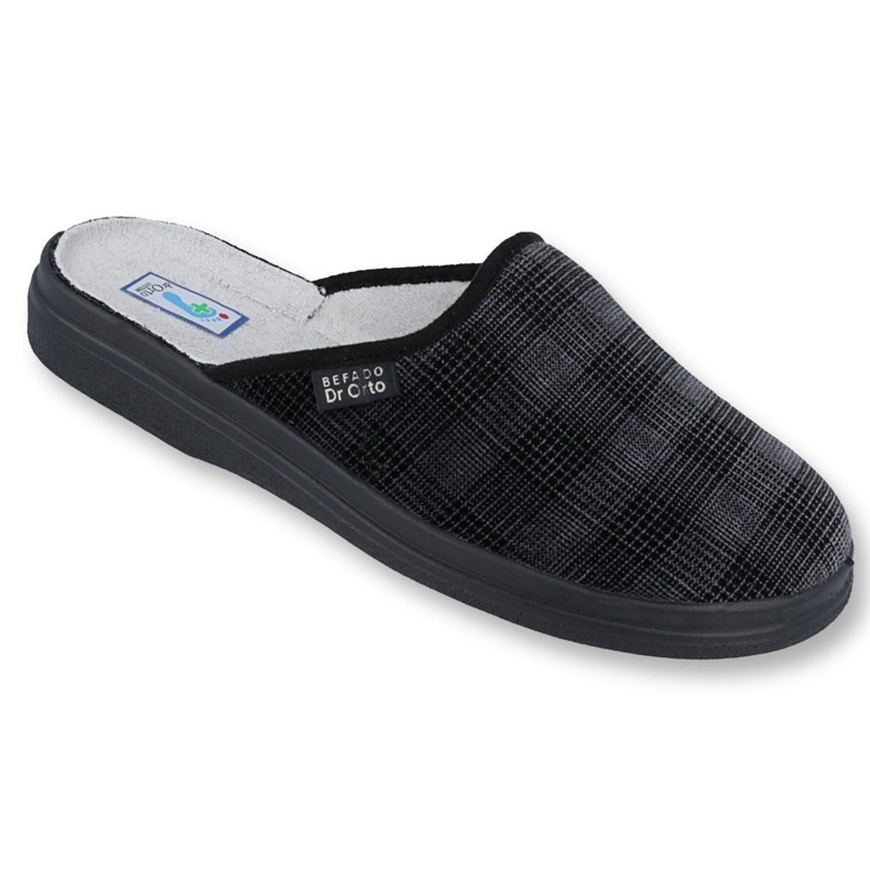 Befado férfi cipő pu 125M011 fekete szürke 1