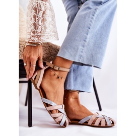 Bőr női szandál Maciejka 01924-15 Pink rózsaszín 1