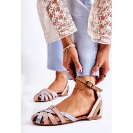 Bőr női szandál Maciejka 01924-15 Pink rózsaszín 2