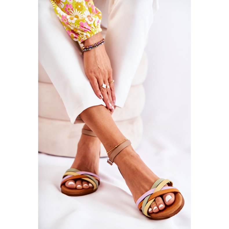 Divatos női szandál Maciejka L4953-04 Többszínű bézs sokszínű 2