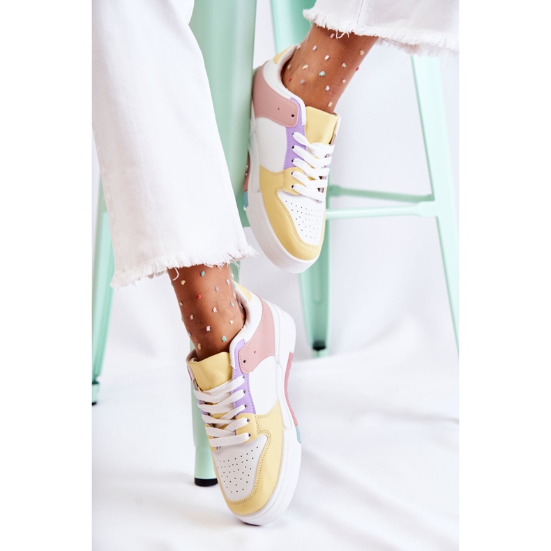 PS1 Női sportcipő, fehér és sárga Francis sokszínű 2