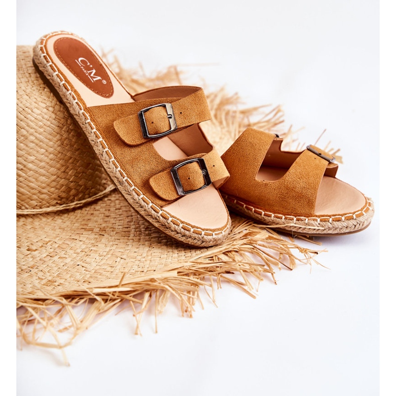 PG1 Klasszikus velúr női papucs Camel Casilda barna 1 PG1 Klasszikus velúr női papucs Camel Casilda barna 1