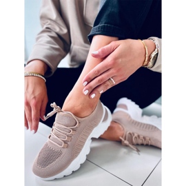 Thorne Khaki zoknis tornacipő bézs 1