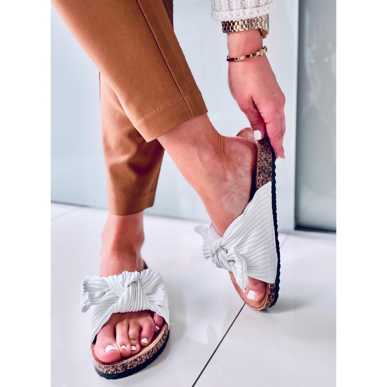 Moha fehér parafa papucs 1