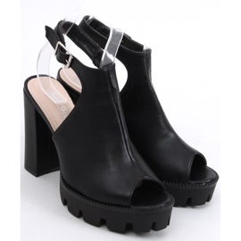 Szandál a Rome Black platformon fekete 2