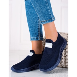 SHELOVET Csúsztatható sportcipő sötétkék 1