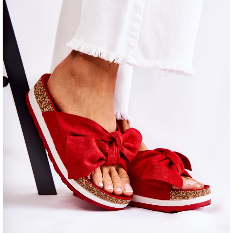 PG1 Flip Flop az olyan kényelmes piros platformon 2