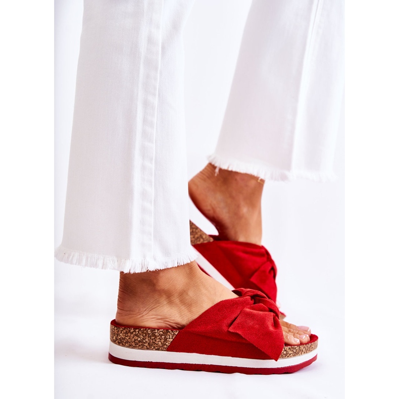 PG1 Flip Flop az olyan kényelmes piros platformon 1