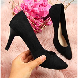 Fekete velúr pumpák W Sergio Leone 1