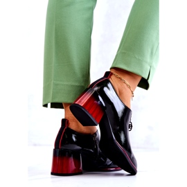 S.Barski Lakkozott divatos cipő egy fekete-piros Lorena poszton 4 S.Barski Lakkozott divatos cipő egy fekete-piros Lorena poszton 4