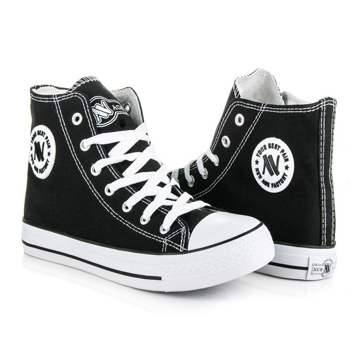 New Age magas tornacipő fekete 1