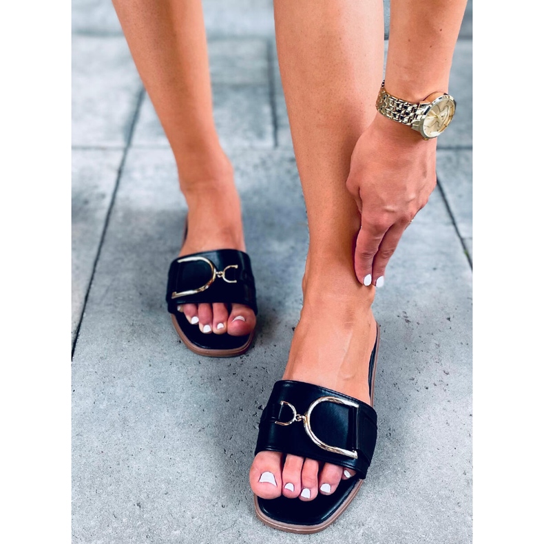 Arizona fekete női papucs 2