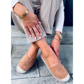Callie Camel női espadrillák barna 2