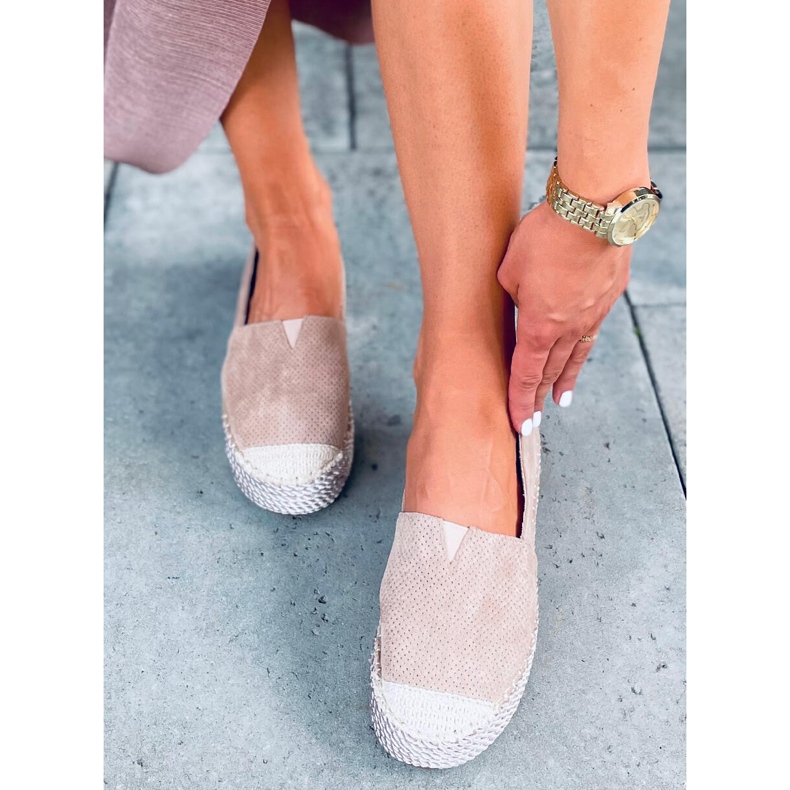 Callie Beige női espadrillák bézs 2